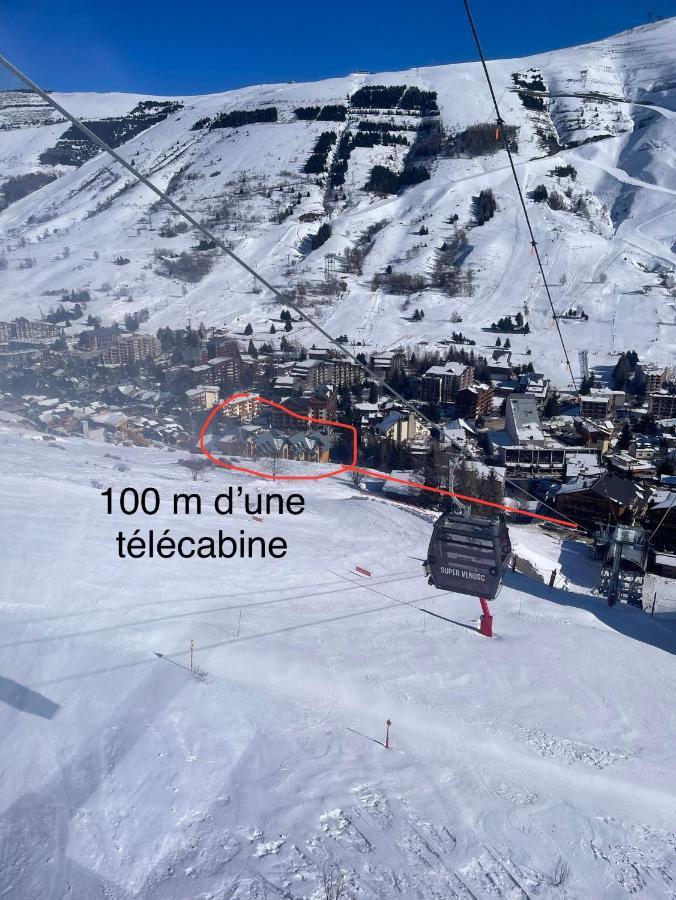 Pluton B63 Lägenhet Les Deux Alpes Exteriör bild